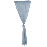Max Kitchen Curtain Sheer Door Window Voile Grey - 132x240cm - Aladdin Shoppers