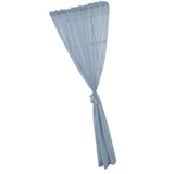 Max Kitchen Curtain Sheer Door Window Voile Grey - 132x240cm - Aladdin Shoppers