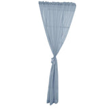 Max Kitchen Curtain Sheer Door Window Voile Grey - 132x240cm - Aladdin Shoppers