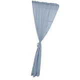 Max Kitchen Curtain Sheer Door Window Voile Grey - 132x240cm - Aladdin Shoppers