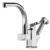 Max Kitchen Sink Basin Faucet with Pull Out Sprayer for Cool and Hot Water - Aladdin Shoppers