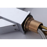 Max Kitchen Sink Basin Faucet with Pull Out Sprayer for Cool and Hot Water