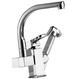 Max Kitchen Sink Basin Faucet with Pull Out Sprayer for Cool and Hot Water - Aladdin Shoppers