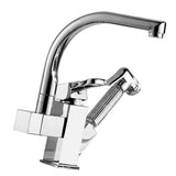 Max Kitchen Sink Basin Faucet with Pull Out Sprayer for Cool and Hot Water - Aladdin Shoppers