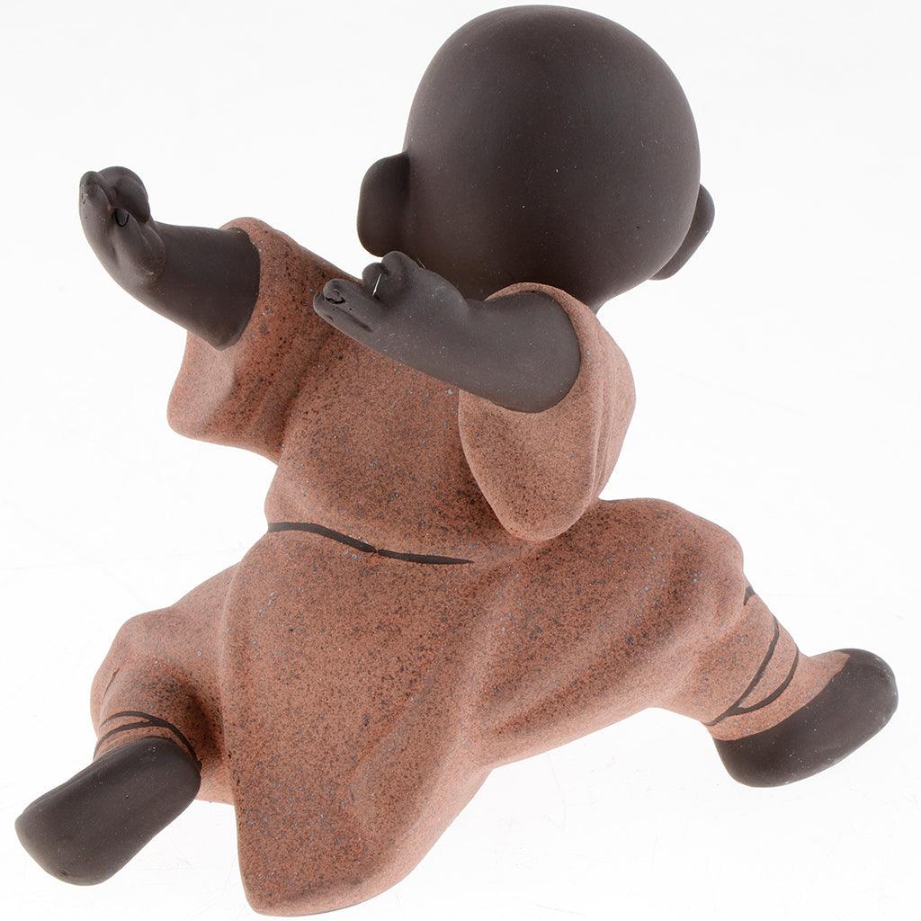 Max Kungfu Little Monk Tea Pet Tea Ceremony Accessories Play Color Sand Style B - Aladdin Shoppers
