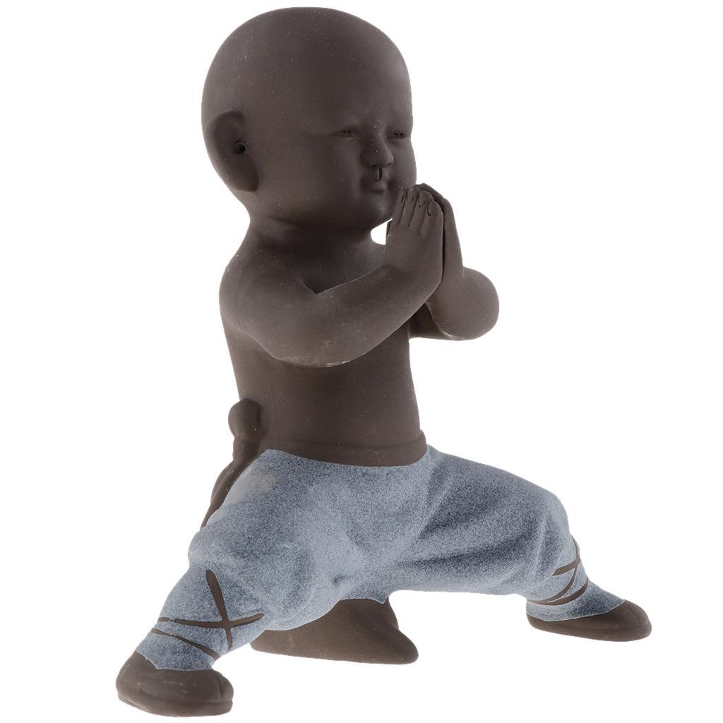 Max Kungfu Little Monk Tea Pet Tea Ceremony Accessories Play Color Sand Style D - Aladdin Shoppers