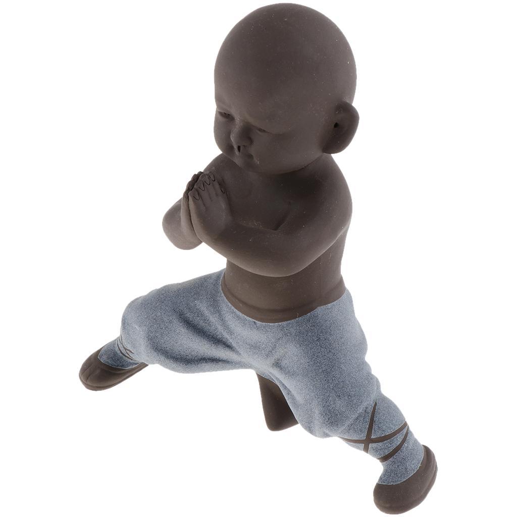 Max Kungfu Little Monk Tea Pet Tea Ceremony Accessories Play Color Sand Style D - Aladdin Shoppers