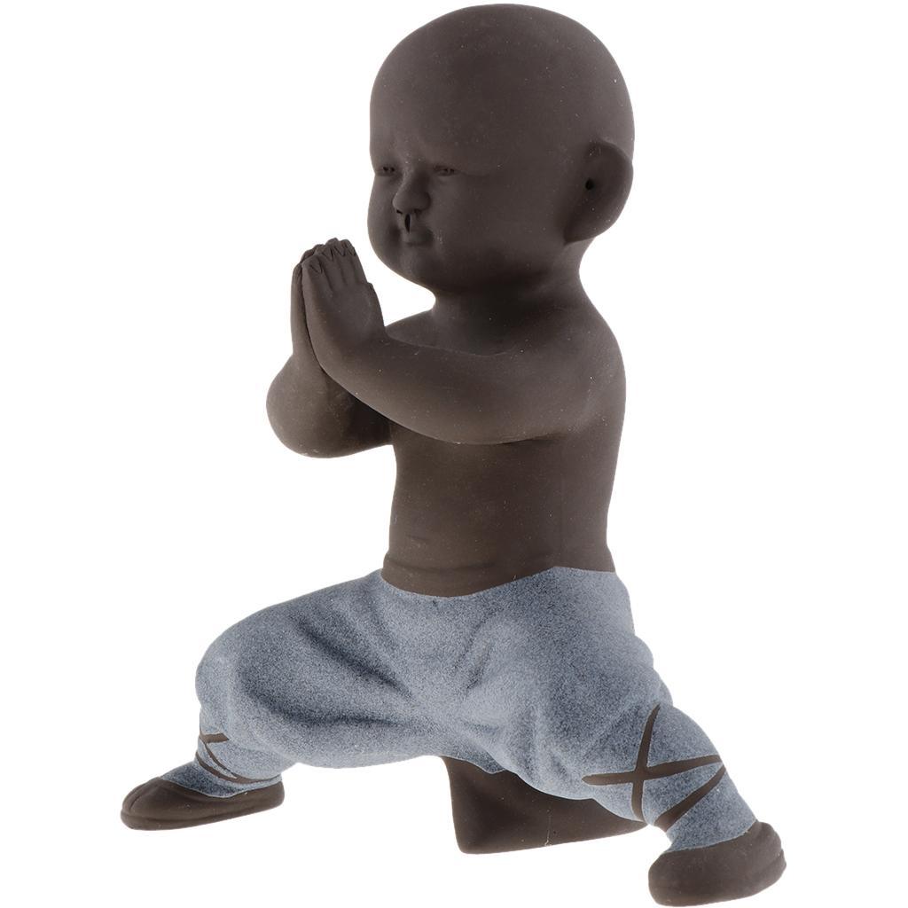 Max Kungfu Little Monk Tea Pet Tea Ceremony Accessories Play Color Sand Style D - Aladdin Shoppers
