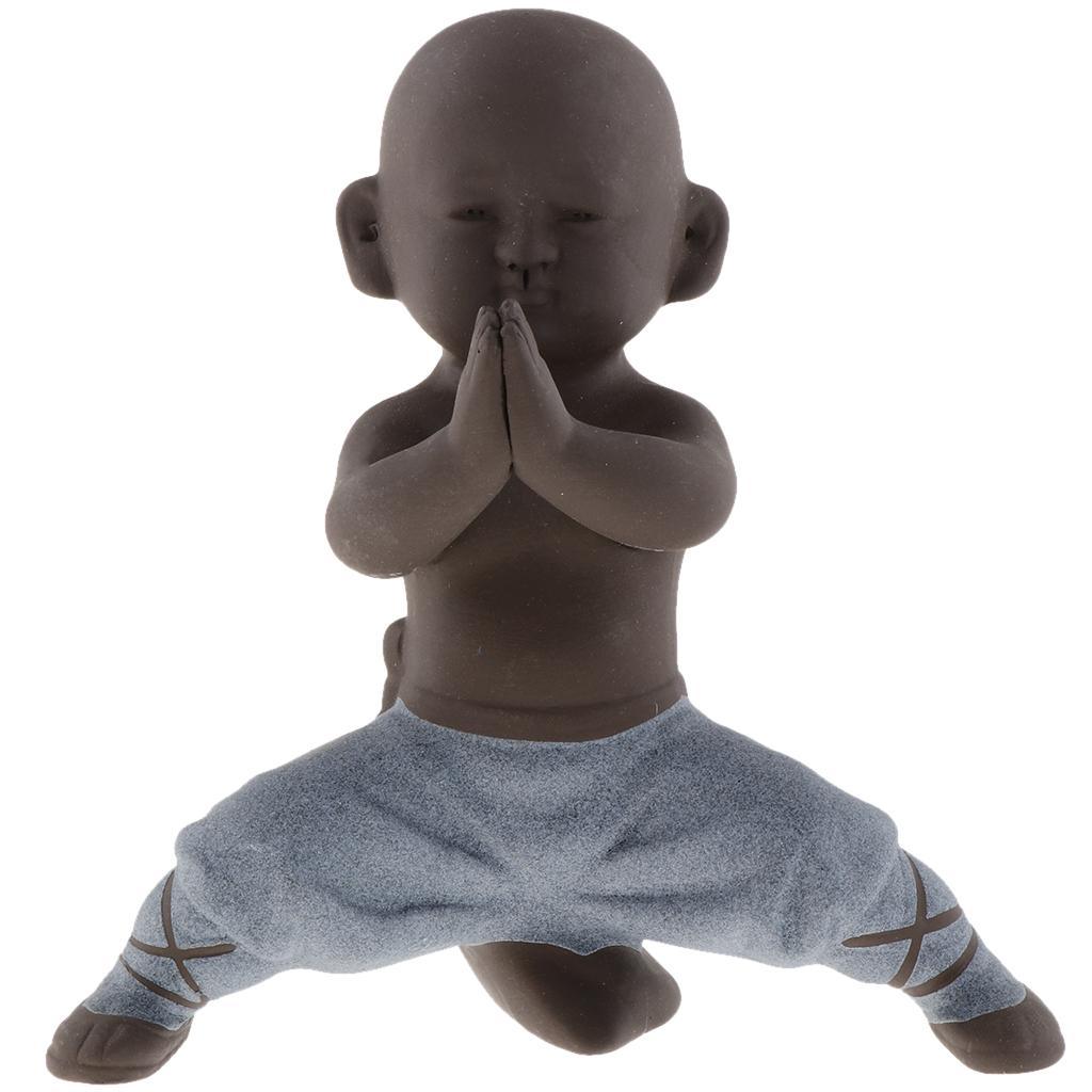 Max Kungfu Little Monk Tea Pet Tea Ceremony Accessories Play Color Sand Style D - Aladdin Shoppers