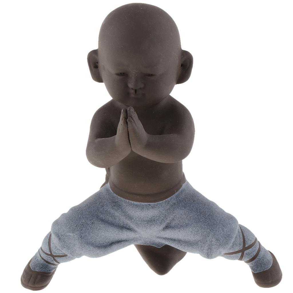 Max Kungfu Little Monk Tea Pet Tea Ceremony Accessories Play Color Sand Style D - Aladdin Shoppers