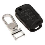 Max Leather 3 Buttons Remote Key Chain Cover Case Fob with Keychain For VW C - Aladdin Shoppers