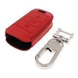 Max Leather 3 Buttons Remote Key Chain Cover Case Fob with Keychain For VW E - Aladdin Shoppers