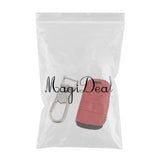 Max Leather 3 Buttons Remote Key Chain Cover Case Fob with Keychain For VW E - Aladdin Shoppers