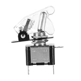 Max LED Illuminated Modification Toggle Switch with Cover For Car 12V 20A White - Aladdin Shoppers