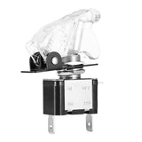 Max LED Illuminated Modification Toggle Switch with Cover For Car 12V 20A White - Aladdin Shoppers