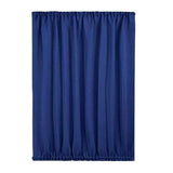 Max Light Reducing Thermal Insulated French Glass Door Curtain Panel  Dark Blue