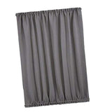 Max Light Reducing Thermal Insulated French Glass Door Curtain Panel Gray - Aladdin Shoppers