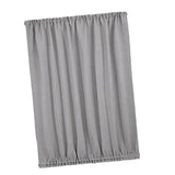 Max Light Reducing Thermal Insulated French Glass Door Curtain Panel Light Gray - Aladdin Shoppers
