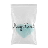Max Love Shape Shaggy Soft Sheepskin Area Rug Faux Fur Rug 5cm Pile Blue - Aladdin Shoppers
