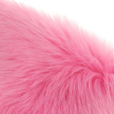 Max Love Shape Shaggy Soft Sheepskin Area Rug Faux Fur Rug 5cm Pile Pink - Aladdin Shoppers