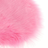 Max Love Shape Shaggy Soft Sheepskin Area Rug Faux Fur Rug 5cm Pile Pink - Aladdin Shoppers