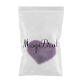 Max Love Shape Shaggy Soft Sheepskin Area Rug Faux Fur Rug 5cm Pile Purple - Aladdin Shoppers