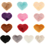 Max Love Shape Shaggy Soft Sheepskin Area Rug Faux Fur Rug 5cm Pile White - Aladdin Shoppers