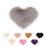 Max Love Shape Shaggy Soft Sheepskin Area Rug Faux Fur Rug 5cm Pile White - Aladdin Shoppers