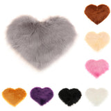 Max Love Shape Shaggy Soft Sheepskin Area Rug Faux Fur Rug 5cm Pile White - Aladdin Shoppers