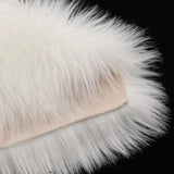 Max Love Shape Shaggy Soft Sheepskin Area Rug Faux Fur Rug 5cm Pile White - Aladdin Shoppers