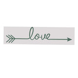 Max LOVE Wall Sticker Wallpaper Wedding Backdrop Sticker Mural Wall Poster Green - Aladdin Shoppers