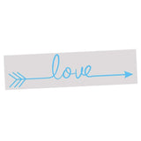 Max LOVE Wall Sticker Wallpaper Wedding Backdrop Sticker Mural Wall Poster Light Blue - Aladdin Shoppers