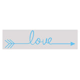 Max LOVE Wall Sticker Wallpaper Wedding Backdrop Sticker Mural Wall Poster Light Blue - Aladdin Shoppers