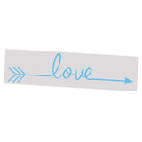 Max LOVE Wall Sticker Wallpaper Wedding Backdrop Sticker Mural Wall Poster Light Blue - Aladdin Shoppers