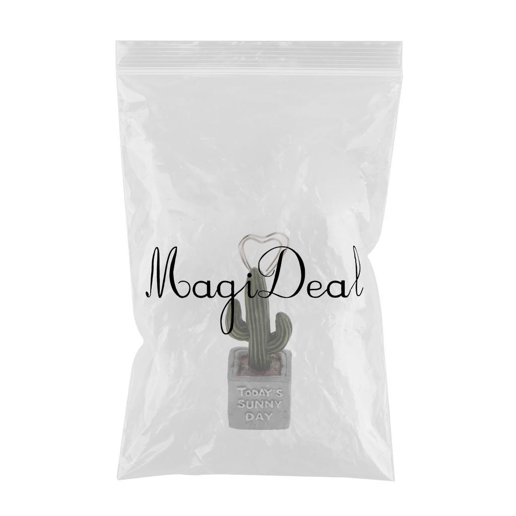 Max Lovely Cactus Card Holder Clip for Home/Office/Bar Table Decor Style04 - Aladdin Shoppers