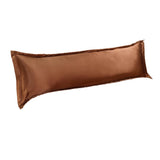 Max Luxury Silk Body Pillow Cover Pillowcase Replacement Coffee-150x48cm - Aladdin Shoppers