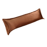 Max Luxury Silk Body Pillow Cover Pillowcase Replacement Coffee-150x48cm - Aladdin Shoppers