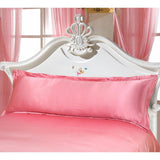 Max Luxury Silk Body Pillow Cover Pillowcase Replacement Jade Pink-150x48cm - Aladdin Shoppers