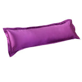 Max Luxury Silk Body Pillow Cover Pillowcase Replacement Violet-120x48cm - Aladdin Shoppers