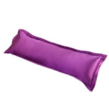 Max Luxury Silk Body Pillow Cover Pillowcase Replacement Violet-120x48cm - Aladdin Shoppers