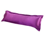 Max Luxury Silk Body Pillow Cover Pillowcase Replacement Violet-120x48cm - Aladdin Shoppers