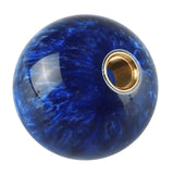 Max M12*1.25 Threaded 54mm Round Manual Gear shift Lever Shifter Knob Deep Blue - Aladdin Shoppers