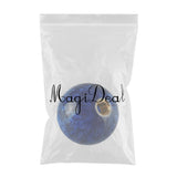 Max M12*1.25 Threaded 54mm Round Manual Gear shift Lever Shifter Knob Deep Blue - Aladdin Shoppers