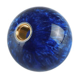 Max M12*1.25 Threaded 54mm Round Manual Gear shift Lever Shifter Knob Deep Blue - Aladdin Shoppers