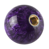 Max M12*1.25 Threaded 54mm Round Manual Gear shift Lever Shifter Knob Purple - Aladdin Shoppers