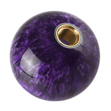 Max M12*1.25 Threaded 54mm Round Manual Gear shift Lever Shifter Knob Purple - Aladdin Shoppers