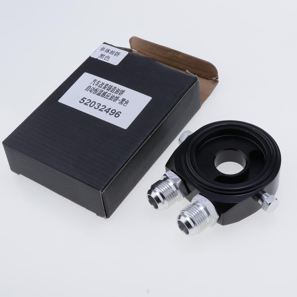 Max M20x1.5 Oil Gauge Filter Cooler Sandwich Plate Thermostat Adapter Black - Aladdin Shoppers
