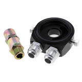 Max M20x1.5 Oil Gauge Filter Cooler Sandwich Plate Thermostat Adapter Black - Aladdin Shoppers