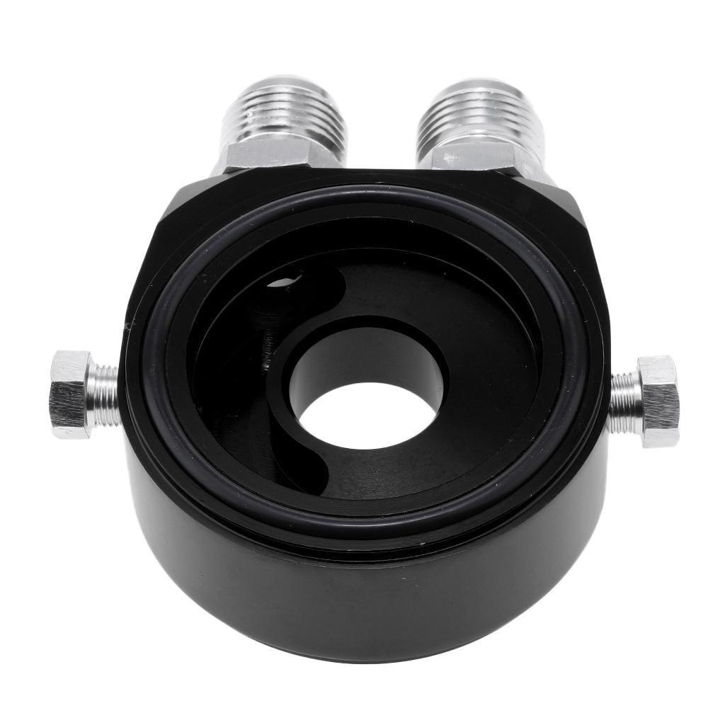 Max M20x1.5 Oil Gauge Filter Cooler Sandwich Plate Thermostat Adapter Black - Aladdin Shoppers