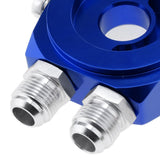 Max M20x1.5 Oil Gauge Filter Cooler Sandwich Plate Thermostat Adapter Blue - Aladdin Shoppers